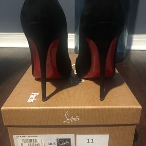 So Kate 120 Black Suede Christian Louboutin
